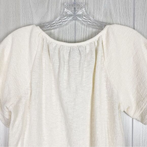 Madewell | Texture & Thread Tiered Sleeve Top Size X Small - Picture 4 of 9